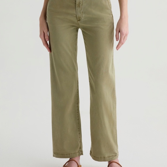 Ag Adriano Goldschmied Pants - Ag Adriano Goldschmied Tan Chinos. Women 27